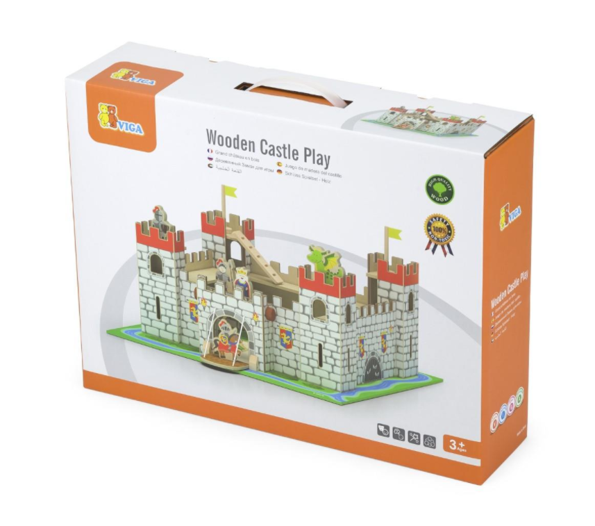 VIGA | Wooden Castle Play Set
