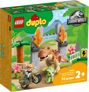 Lego | Duplo | 10939 T-Rex and Triceratops Breakout