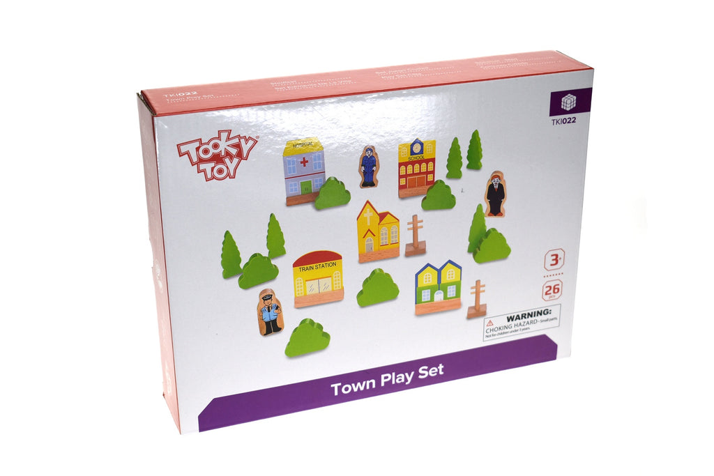 Tooky Toy | Town Play Set