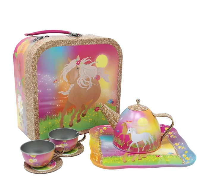 Pink Poppy | Horse Meadow Tea Set