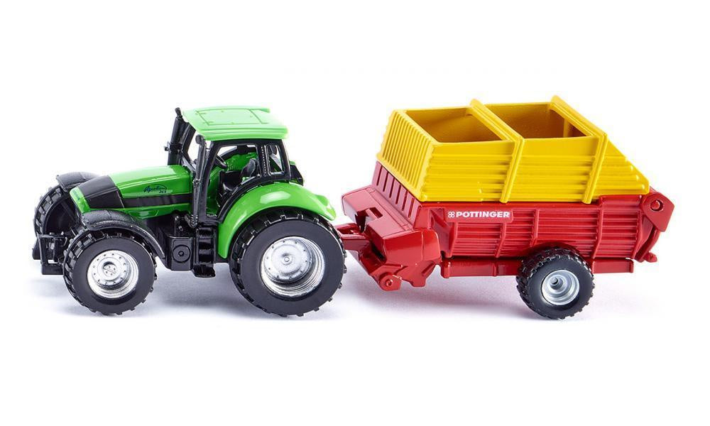 SIKU | 1676 | Tractor with Pottinger Loader Wagon