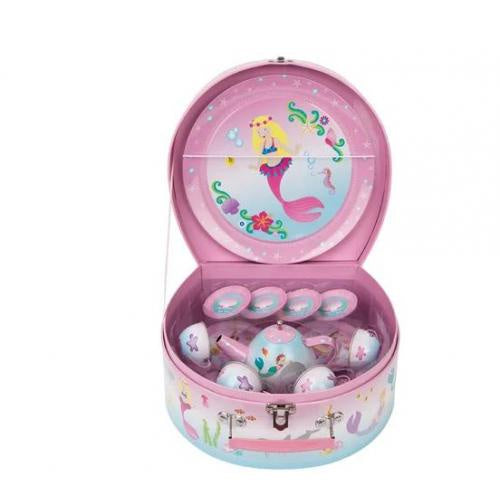 Pink poppy | Mystic Mermaid tea Set in Carry Case