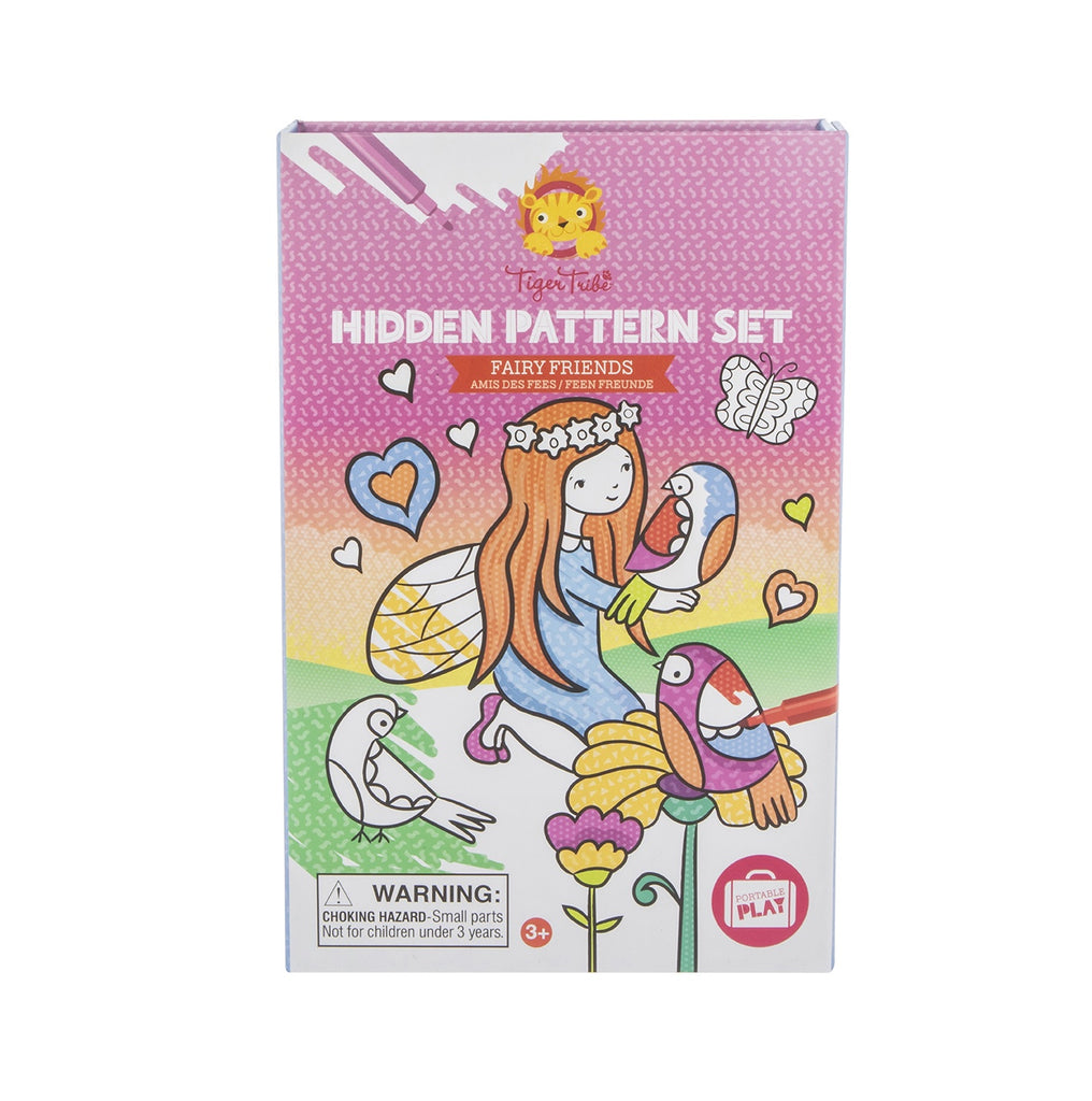 Tiger Tribe | Colouring In Set | Hidden Pattern Set Fairy