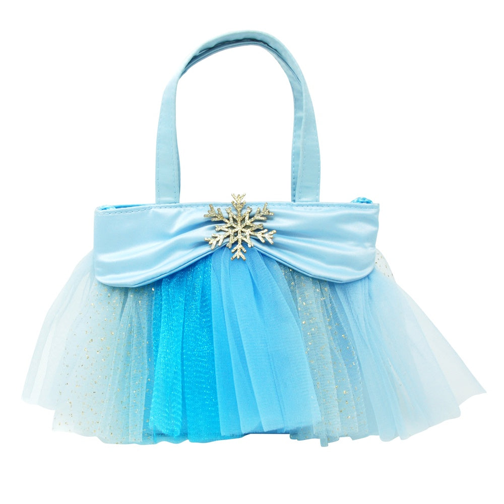 Pink Poppy | Frozen Themed Blue Handbag | BAJ103B
