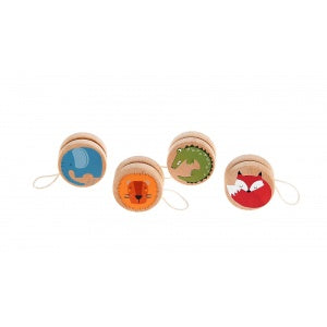 Kaper Kidz | Wooden Yo-Yo | Jungle Animals