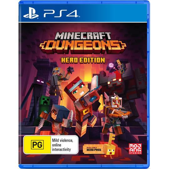 Playstation | PS4 Games | Minecraft Dungeons Hero Edition
