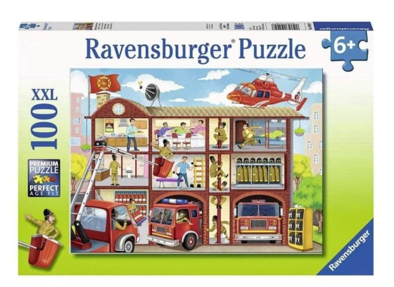 Ravensburger | 100pc | 104048 Firehouse Frenzy
