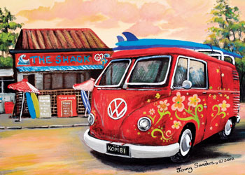 Blue Opal | 1000pc | Jenny Sanders | Kombi's of the Sixties | The Shack