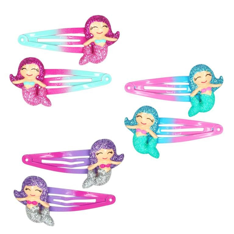 Pink Poppy | Mystic Mermaid Hairclips | HCG126