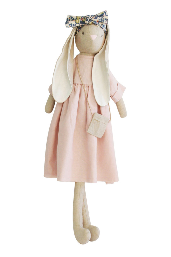 Alimrose | Sofia Bunny | 70cm | Pink Linen