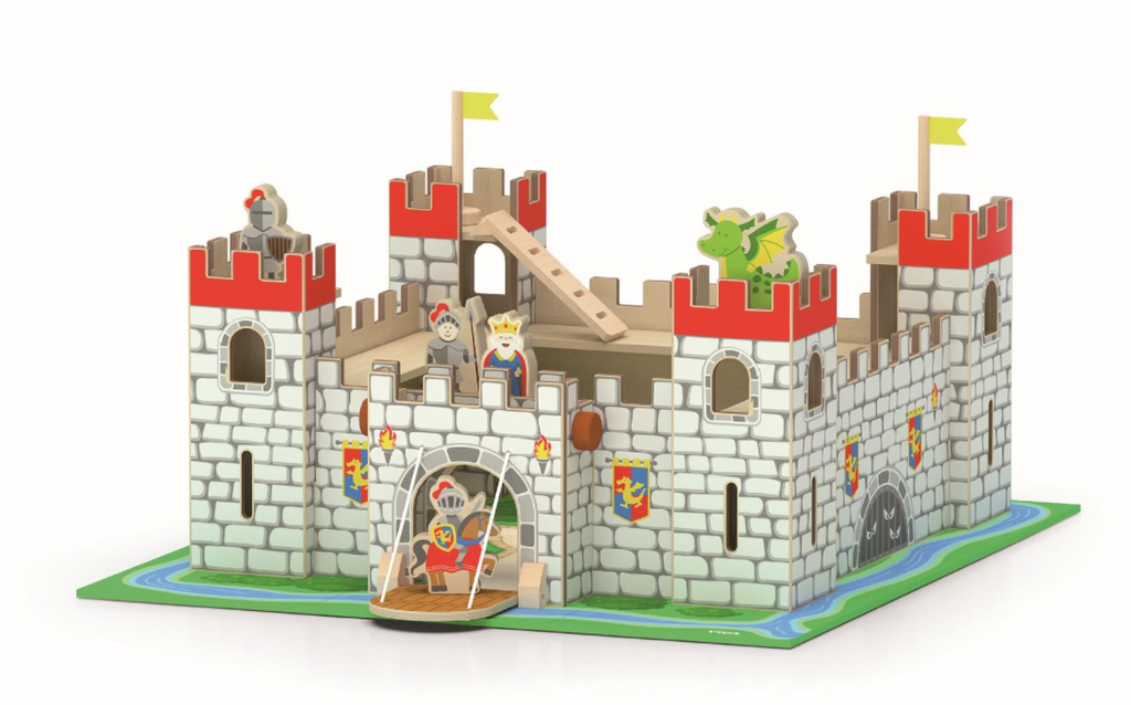VIGA | Wooden Castle Play Set