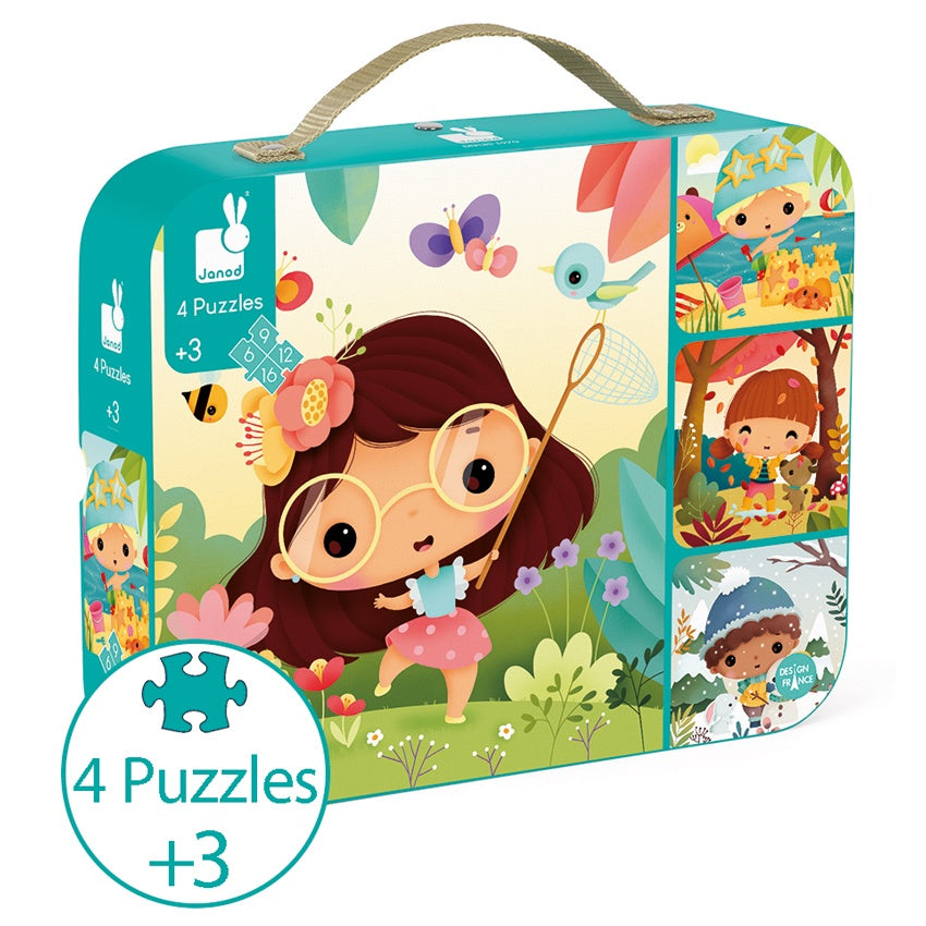 Janod | Progressive Puzzle | The Seasons 3+
