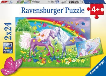 Ravensburger | 2x24pc | 091935 Rainbow Horses