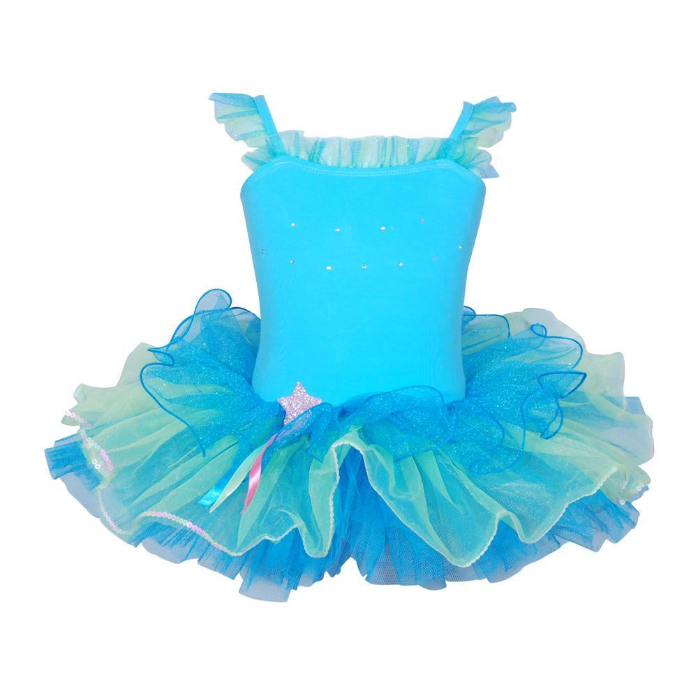 Pink Poppy | Dancing Star Tutu Dress Blue | Sizes 3/4