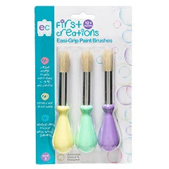 First Creations | Easi-Grip Paint Brushes pack of 3