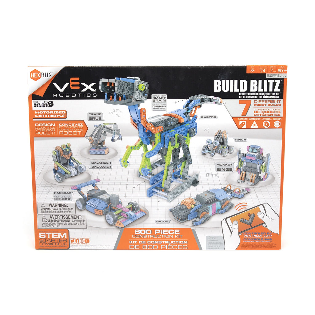HEXBUG | VEX | Build Blitz Remote Control Construction Kit