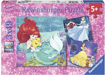 Ravensburger | 3x49pc | 093502 Disney Princess Adventures