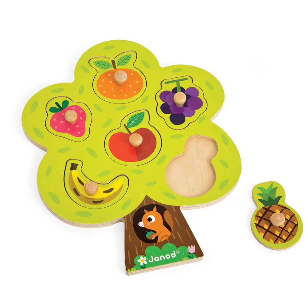 Janod | Peg Puzzle | Fruit Tree
