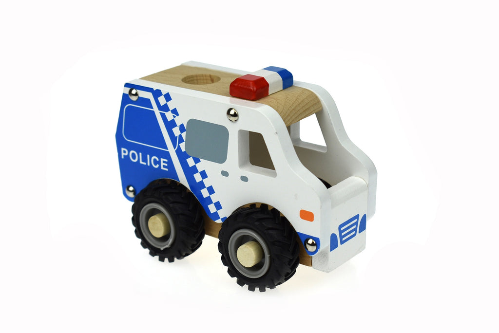 Boxed Vehicle | Wooden Police Car