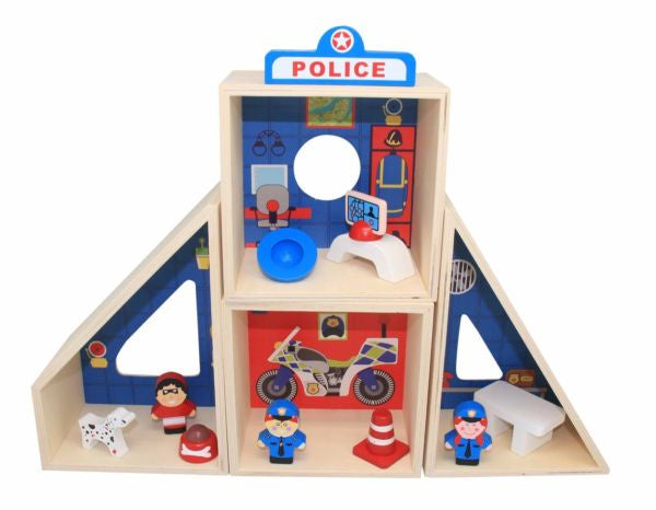 ToysLink | Police Station Playset 15pcs
