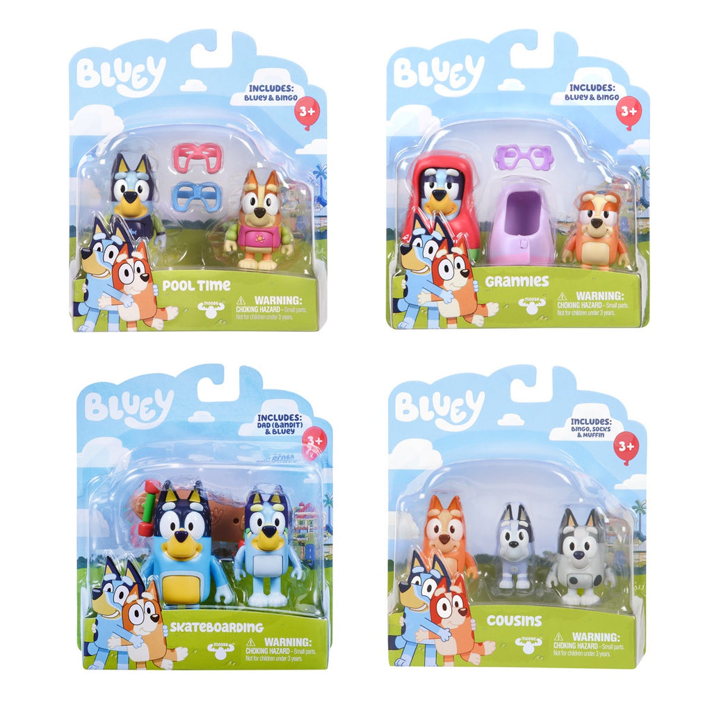 Bluey | Bluey Figurine 2 pack | Various