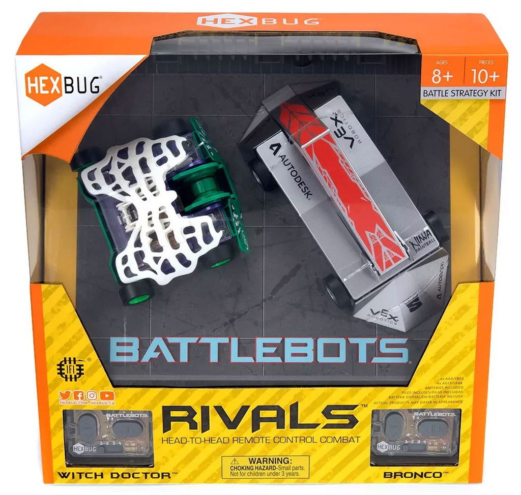 HEXBUG | Battle Bots | Rivals 3.0 Bronco/Witch Doctor