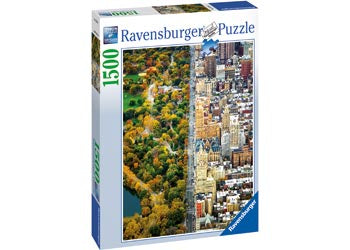 Ravensburger | 1500pc | Divided Town 162543