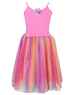 Pink Poppy | Rainbow Princess Dress | Size 3/4 & 5/6