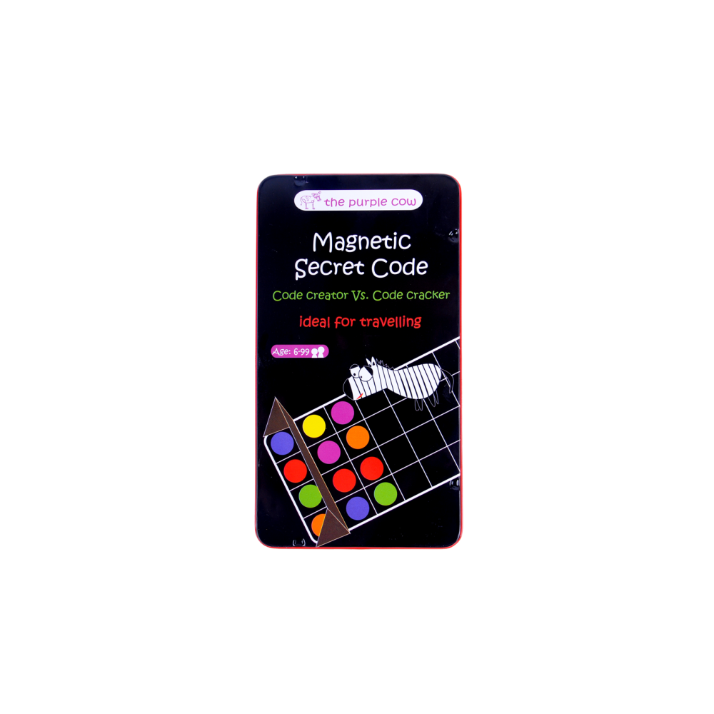 the purple cow | Magnetic Travel Game | Secret Code