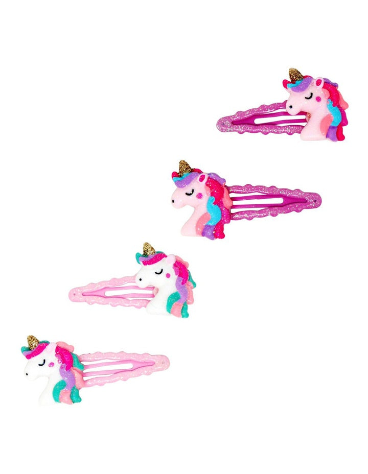 Pink Poppy | Unicorn Hairclips | HCG159