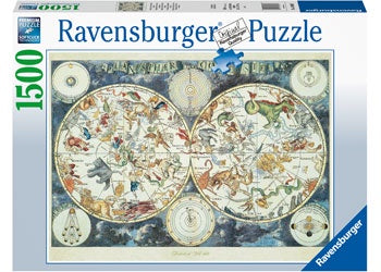 Ravensburger | 1500pc | 160037 World Map of Fantastic Beasts