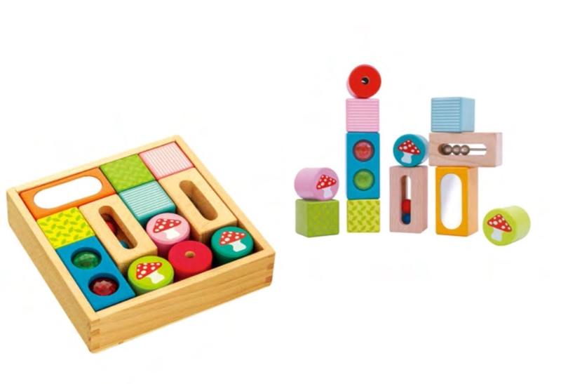 Everearth | Wooden Discovery Sensory Blocks