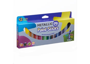 Little Brian | Paint Sticks | Metallic 12 pack