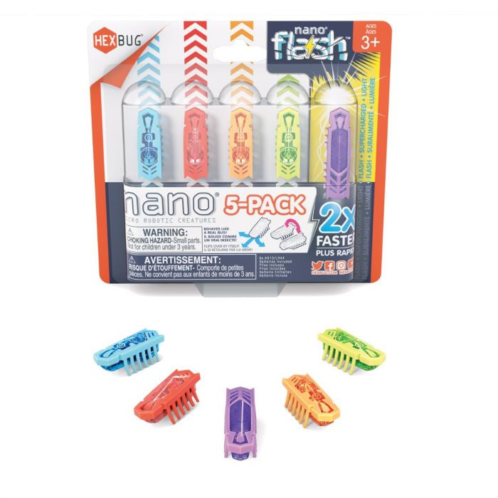 HEXBUG | Nano & Nano Flash | 5 pack