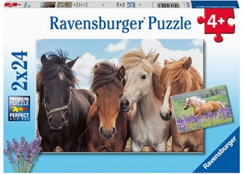 Ravensburger | 2 x 24 pc | 051489 Horse Friends