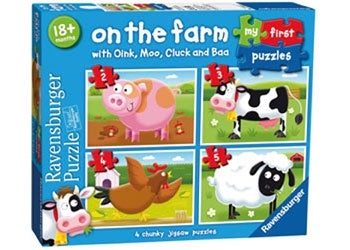 Ravensburger | My First Puzzle| 07302-3 On The Farm