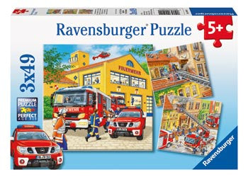 Ravensburger | 3 x 49 pc | 094011 Fire Brigade Run