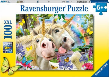 Ravensburger | 100 pc | 128983 Unicorns Don't Worry, Be Happy